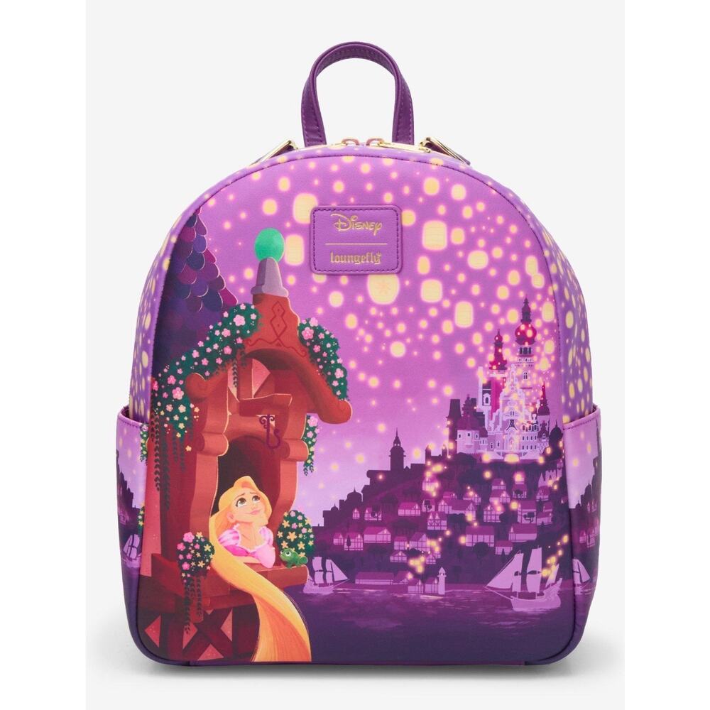 Loungefly Disney Tangled RAPUNZEL Lantern Night mini Backpack NWT